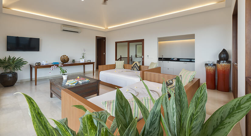 Pandawa Cliff Estate -  Villa Rose - Living Areax
